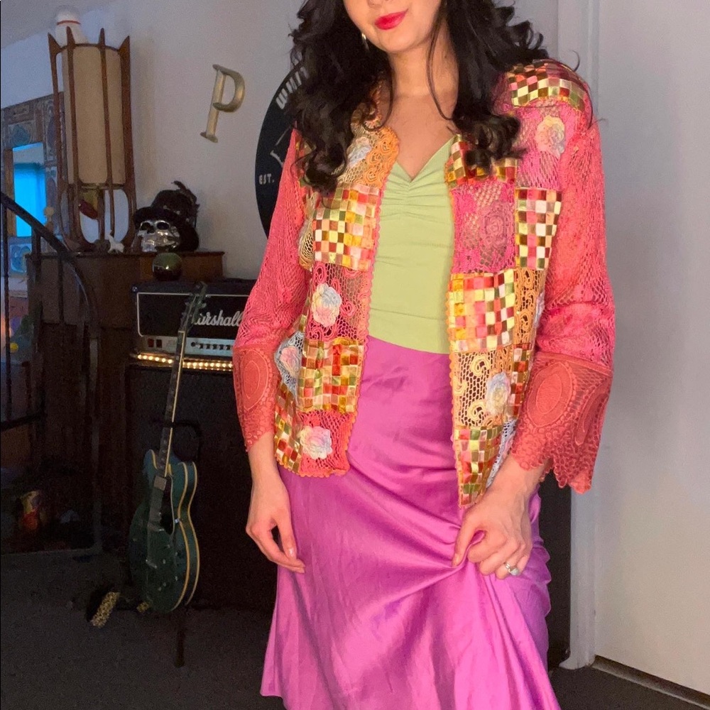 Y2k Boutique Funky Patchwork Jacket - image 2